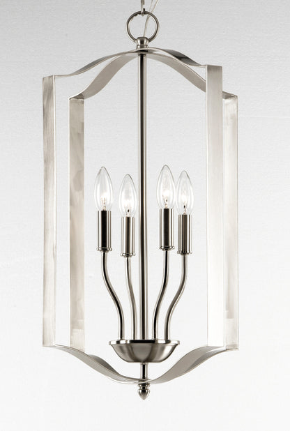 Maxim Provident 4-Light Chandelier in Satin Nickel 10036SN