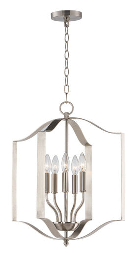 Maxim Provident 5-Light Chandelier in Satin Nickel 10037SN