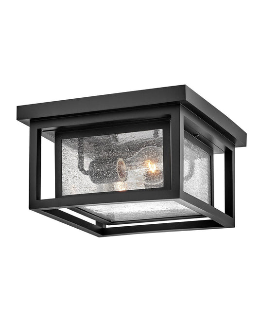 Hinkley Lighting Republic Medium Flush Mount in Black 1003BK