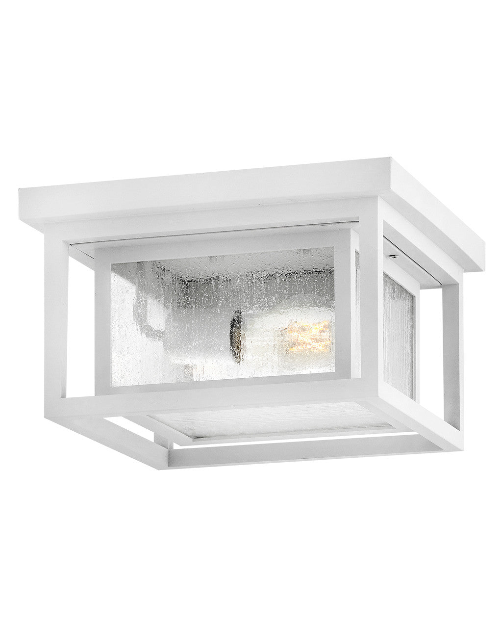 Hinkley Lighting Republic Small Flush Mount Textured White 1003TW