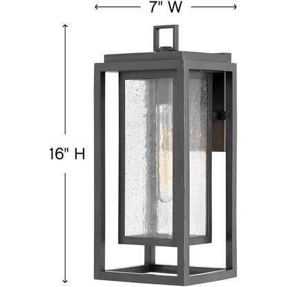 Hinkley Lighting Republic Medium Wall Mount Lantern Oil Rubbed Bronze 1004OZ