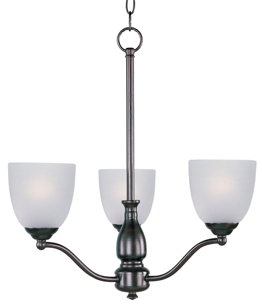 Maxim Stefan 3-Light Chandelier in Oil Rubbed Bronze 10064FTOI