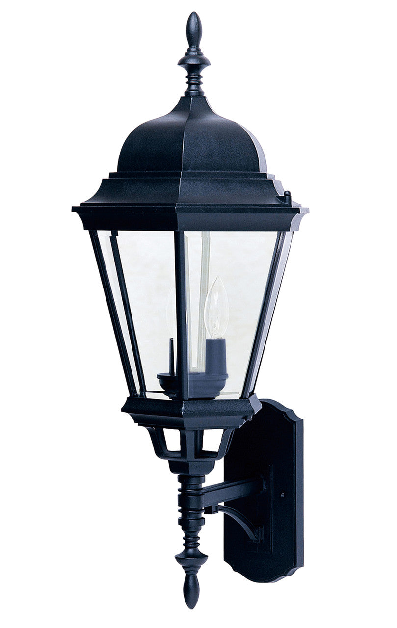 Maxim Westlake Cast 3-Light Outdoor Wall Lantern in Black 1006BK