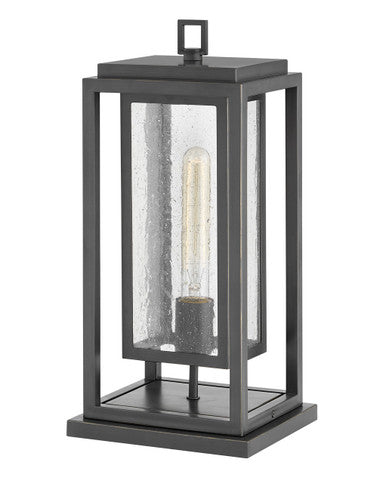 Hinkley Lighting Republic Medium Pier Mount Lantern Oil Rubbed Bronze LED Bulb(s) Included 1007OZ-LL