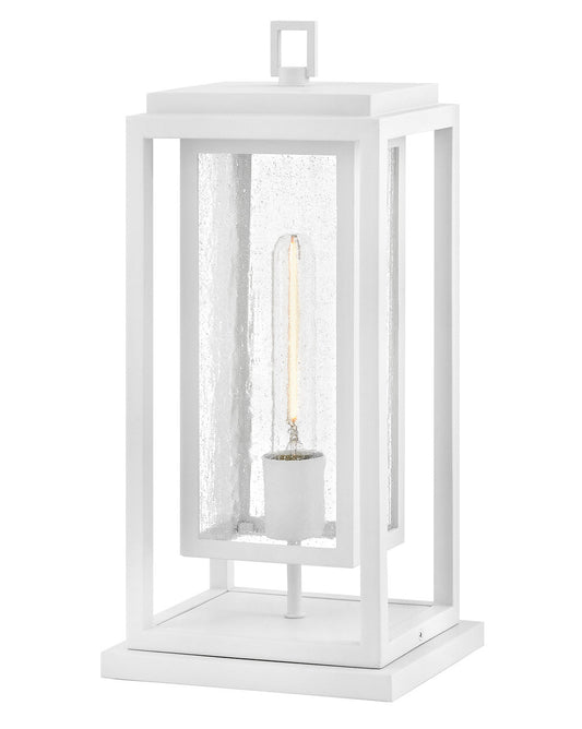 Hinkley Lighting Republic Medium Pier Mount Lantern Textured White Low Voltage Bulb(s) Included  1007TW-LV