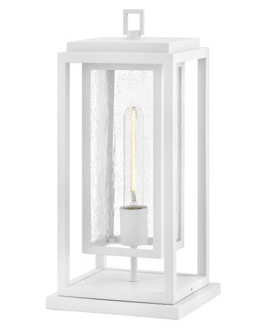 Hinkley Lighting Republic Medium Pier Mount Lantern Textured White 1007TW