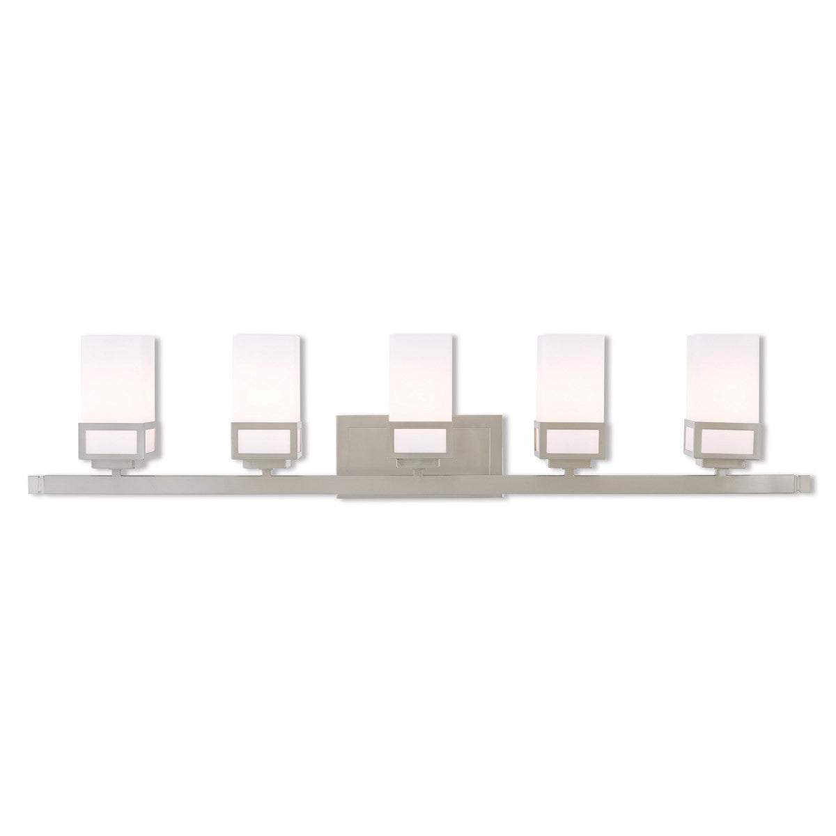 Livex Lighting Harding Collection 5 Lt BN Bath Vanity in Brushed Nickel 10085-91