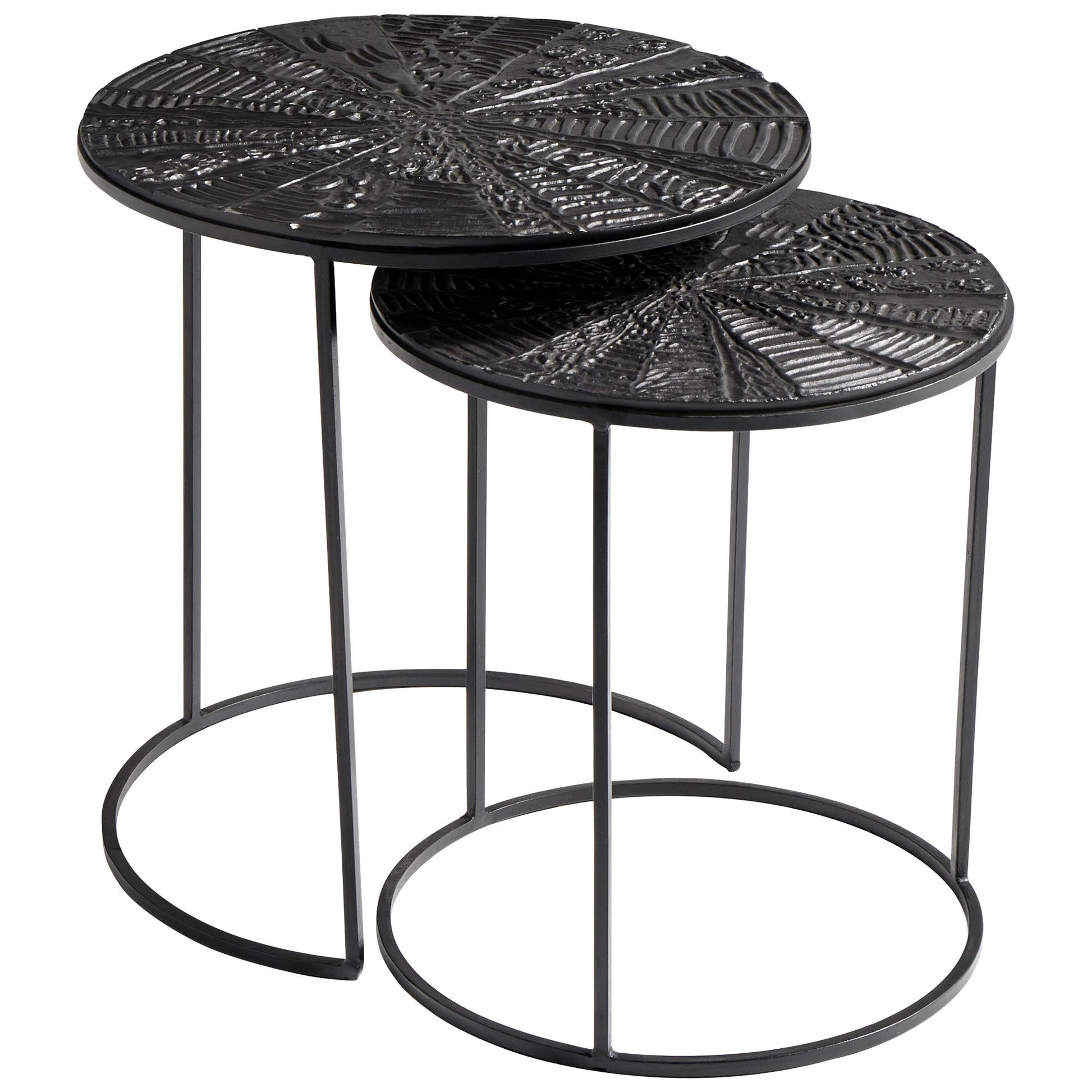 Cyan Design Quantum Nesting Tables in Bronze And Black 10090