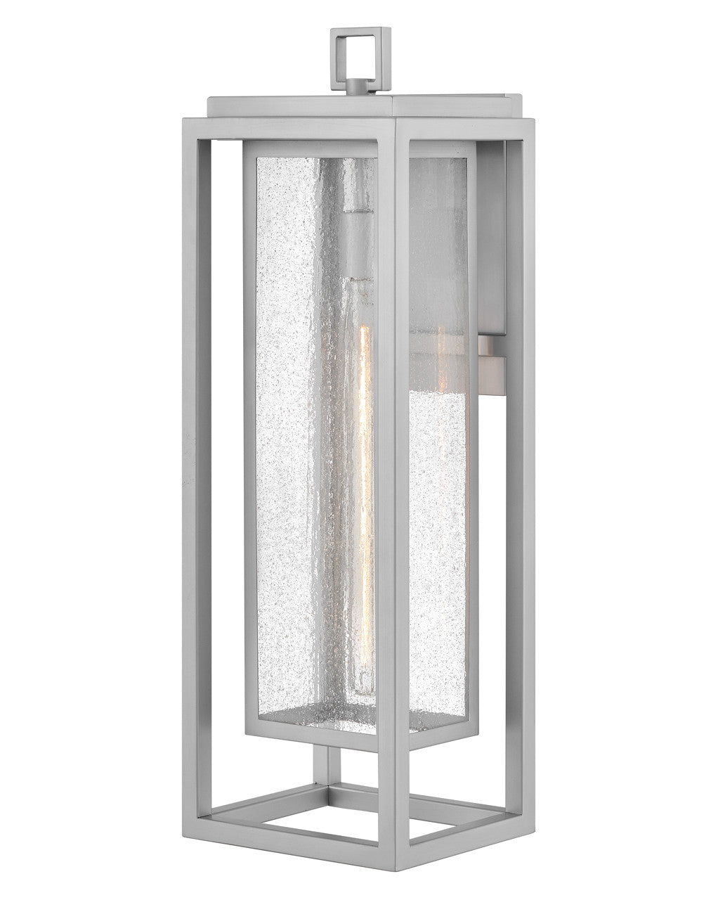 Hinkley Lighting Republic Large Wall Mount Lantern Satin Nickel 1009SI