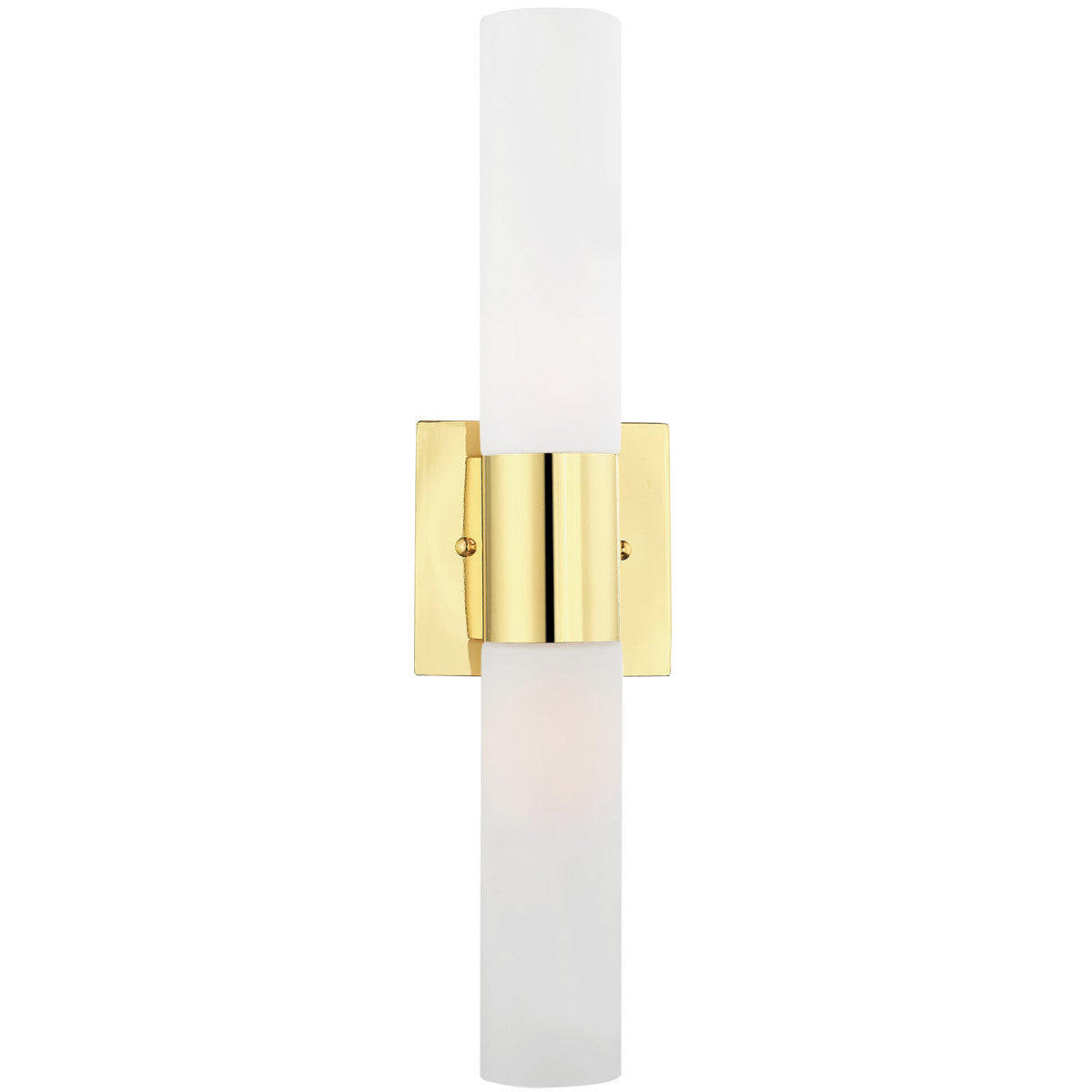 Livex Lighting Aero Collection 2 Lt Polished Brass ADA Bath Vanity in Polished Brass 10102-02