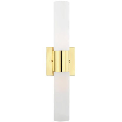 Livex Lighting Aero Collection 2 Lt Polished Brass ADA Bath Vanity in Polished Brass 10102-02