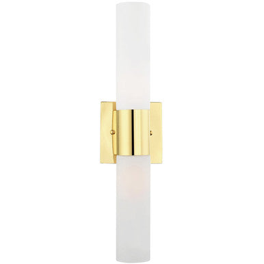 Livex Lighting Aero Collection 2 Lt Polished Brass ADA Bath Vanity in Polished Brass 10102-02