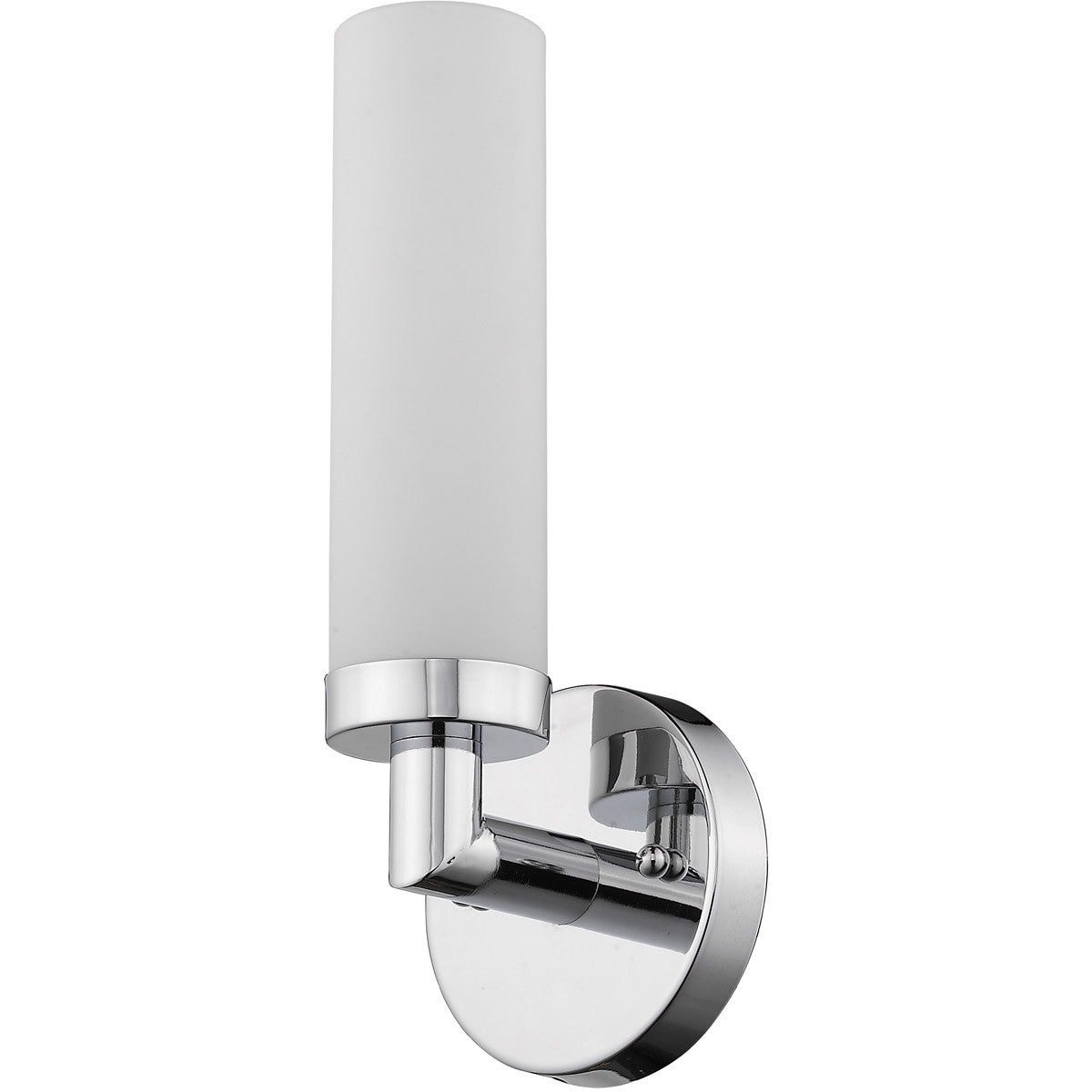 Livex Lighting Aero Collection 1 Light Polished Chrome Wall Sconce in Polished Chrome 10103-05