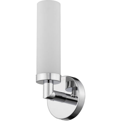 Livex Lighting Aero Collection 1 Light Polished Chrome Wall Sconce in Polished Chrome 10103-05