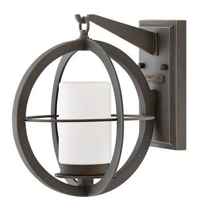 Hinkley Lighting Compass Small Wall Mount Lantern Oil Rubbed Bronze 1010OZ