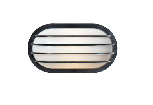 Maxim Bulwark 1-Light Outdoor Wall Sconce in Black 10110FTBK