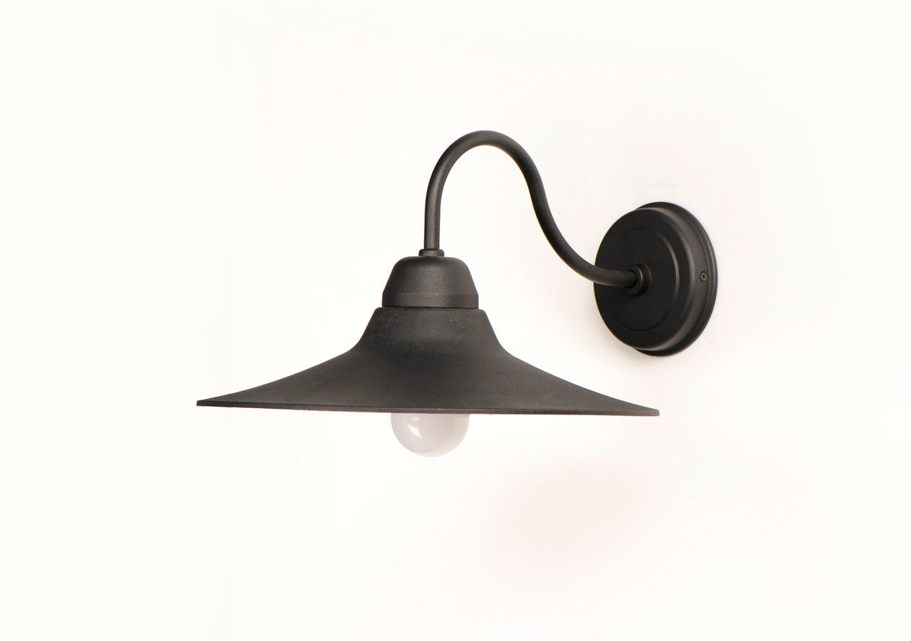 Maxim Dockside 1-Light Outdoor Wall Sconce in Black 10114BK