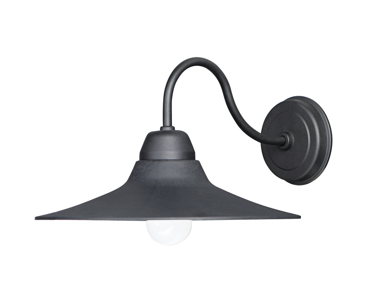 Maxim Dockside 1-Light Outdoor Wall Sconce in Black 10114BK