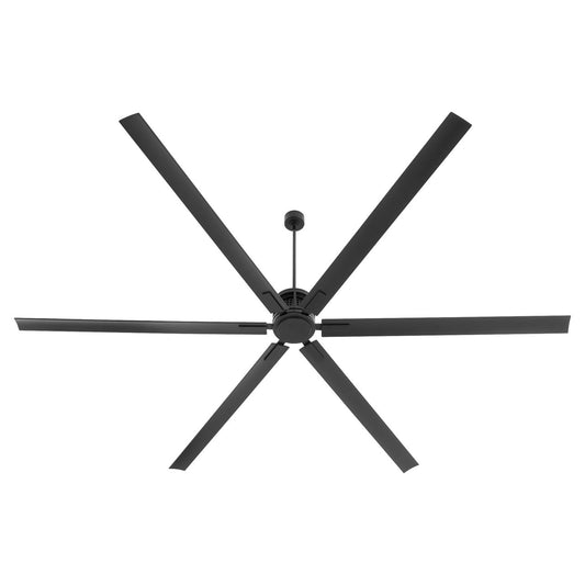 Quorum  Zeus 120" Fan - Matte Black 101206-59