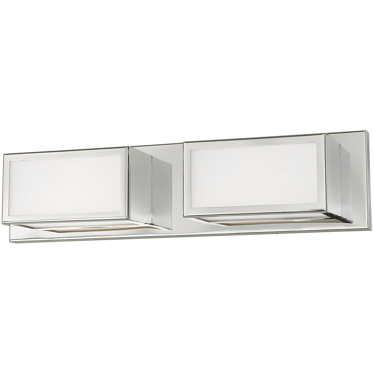 Livex Lighting Sutter Collection 2 Lt Polished Chrome ADA Bath Vanity in Polished Chrome 10132-05