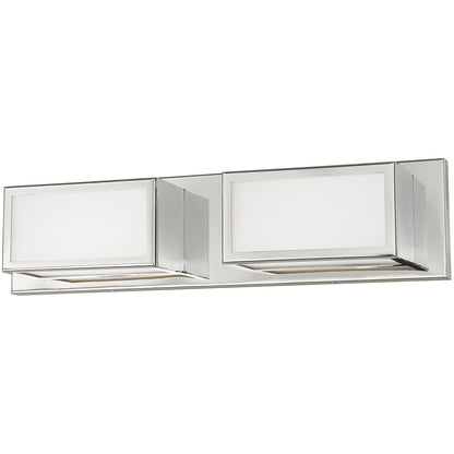 Livex Lighting Sutter Collection 2 Lt Polished Chrome ADA Bath Vanity in Polished Chrome 10132-05