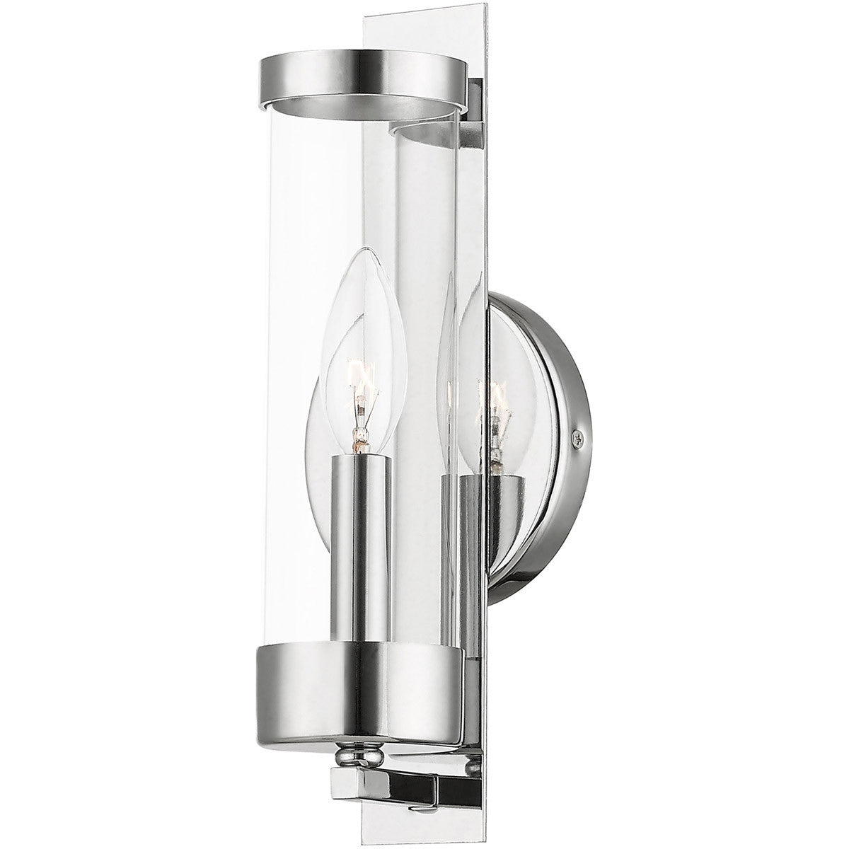 Livex Lighting Castleton Collection 1 Lt CH ADA Wall Sconce in Polished Chrome 10141-05