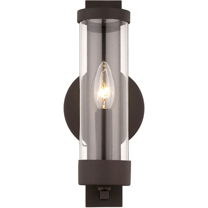 Livex Lighting Castleton Collection 1 Light Bronze Wall Sconce in Bronze 10141-07