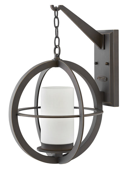 Hinkley Lighting Compass Large Wall Mount Lantern Oil Rubbed Bronze 1015OZ