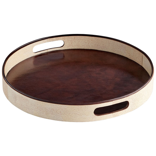 Cyan Design Marriot Tray in Beige And Brown - Large 10183