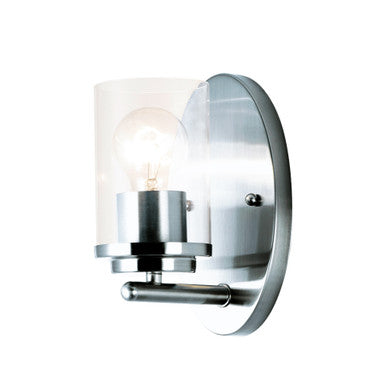 Maxim Corona 1-Light Wall Sconce in Polished Chrome 10211CLPC