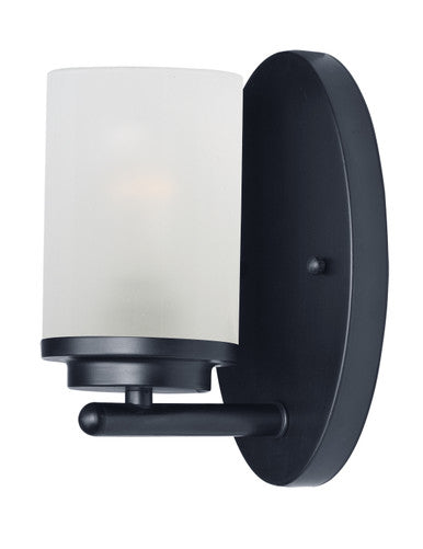 Maxim Corona 1-Light Wall Sconce in Black 10211FTBK