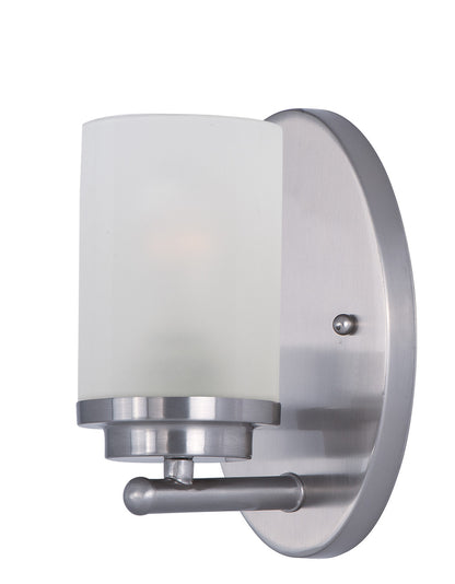 Maxim Corona 1-Light Wall Sconce in Satin Nickel 10211FTSN