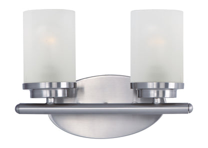 Maxim Corona 2-Light Bath Vanity in Satin Nickel 10212FTSN