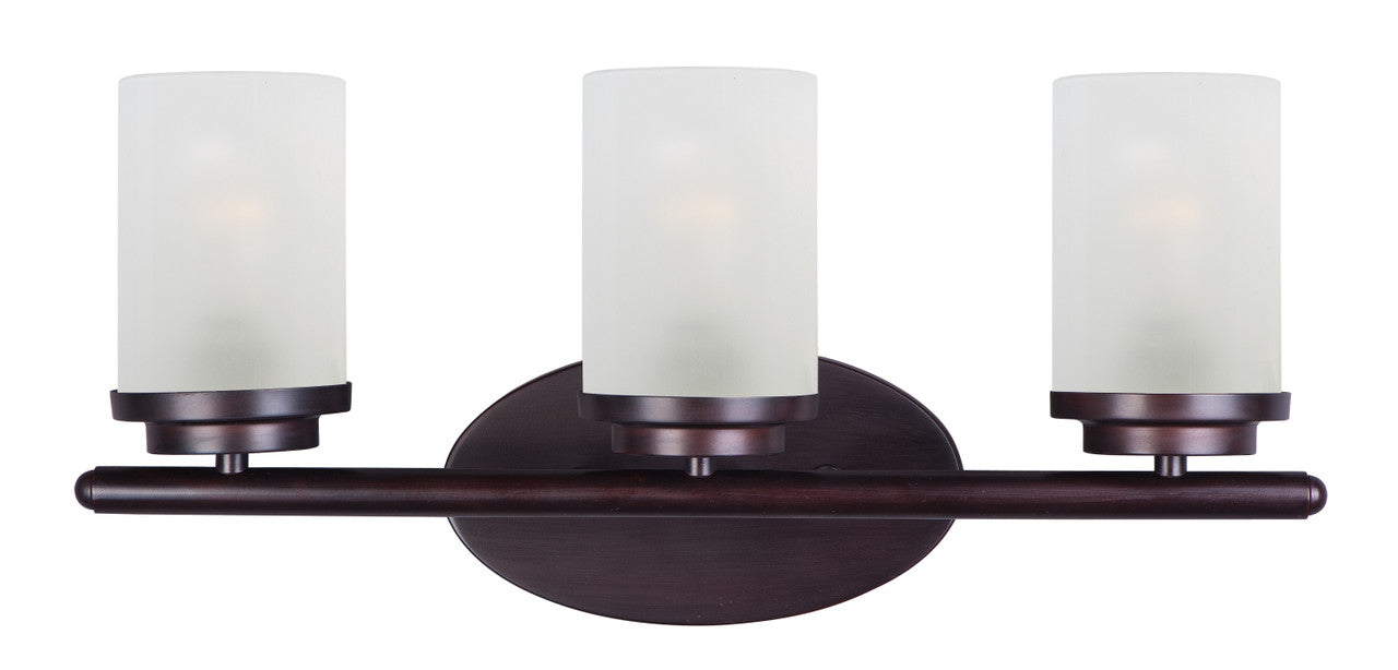 Maxim Corona 3-Light Bath Vanity in Oil Rubbed Bronze 10213FTOI