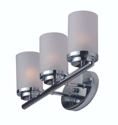 Maxim Corona 3-Light Bath Vanity in Polished Chrome 10213FTPC