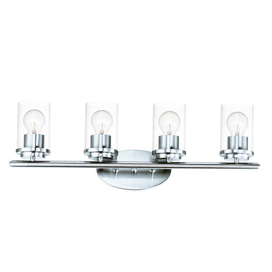 Maxim Corona 4-Light Bath Vanity in Polished Chrome 10214CLPC