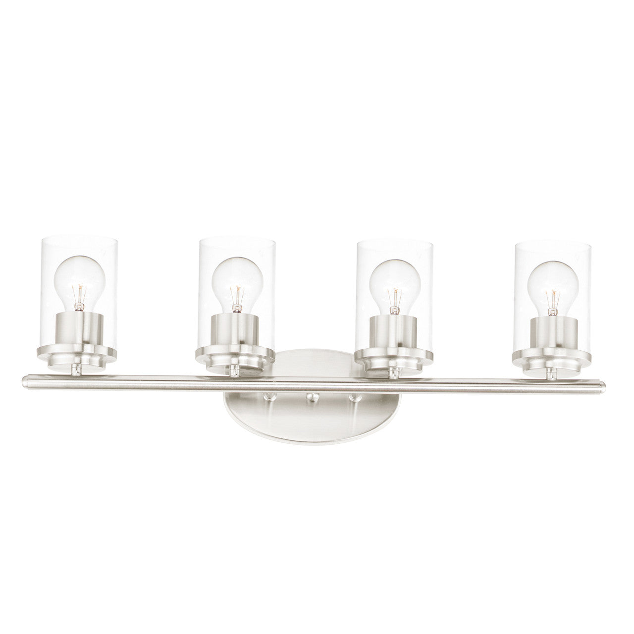 Maxim Corona 4-Light Bath Vanity in Satin Nickel 10214CLSN