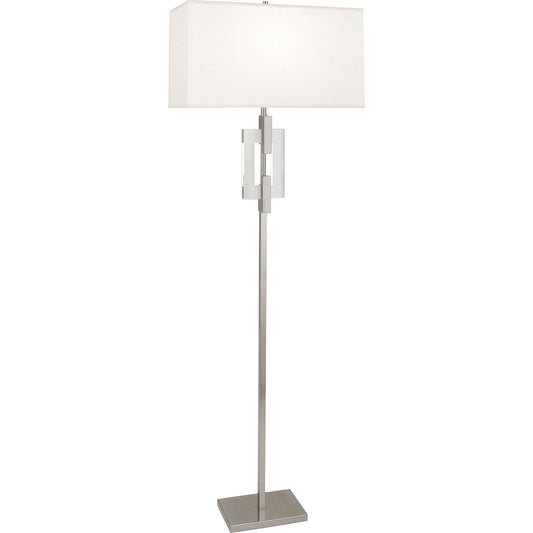 Robert Abbey  Lincoln Floor Lamp in Polished Nickel Finish with Crystal Accents 1021