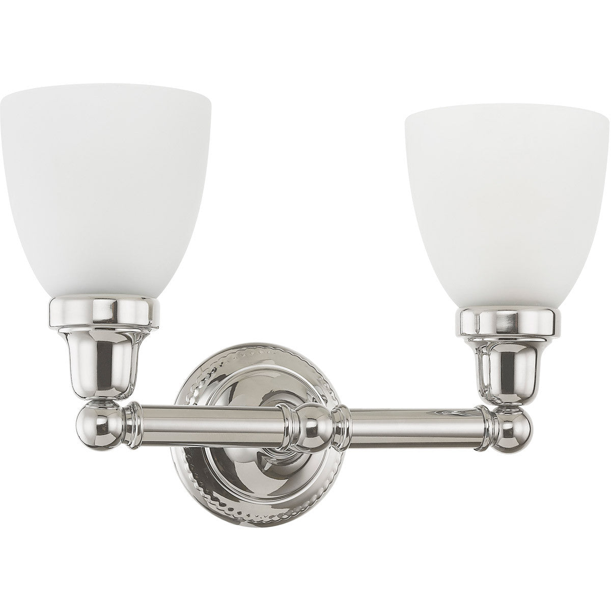 Livex Lighting Classic Collection 2 Light Polished Chrome Bath Light in Polished Chrome 1022-05