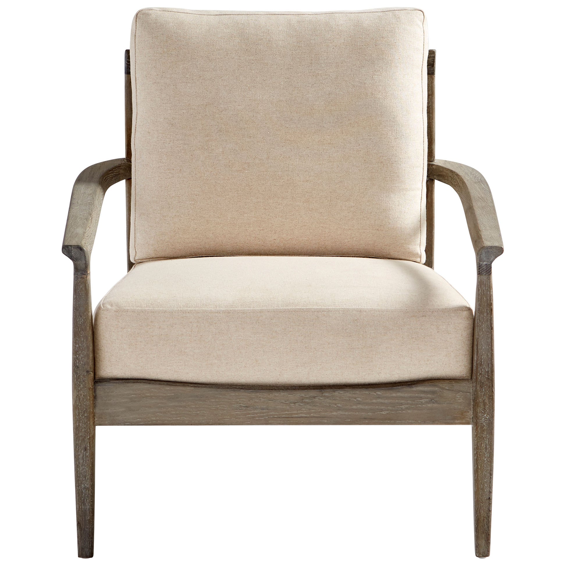 Cyan Design Astoria Chair in Weathered Oak And Tan 10229