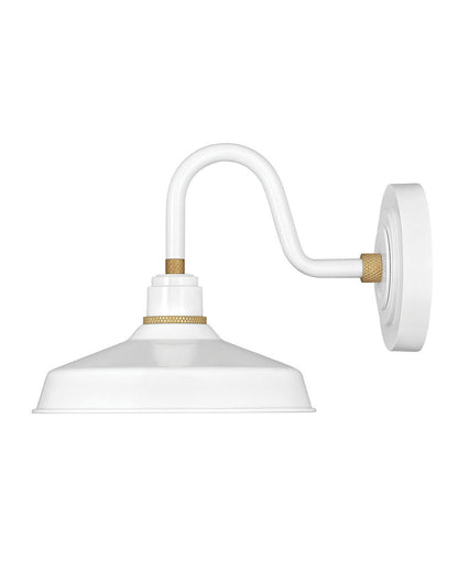 Hinkley Lighting Foundry Classic Small Gooseneck Barn Light Gloss White 10231GW