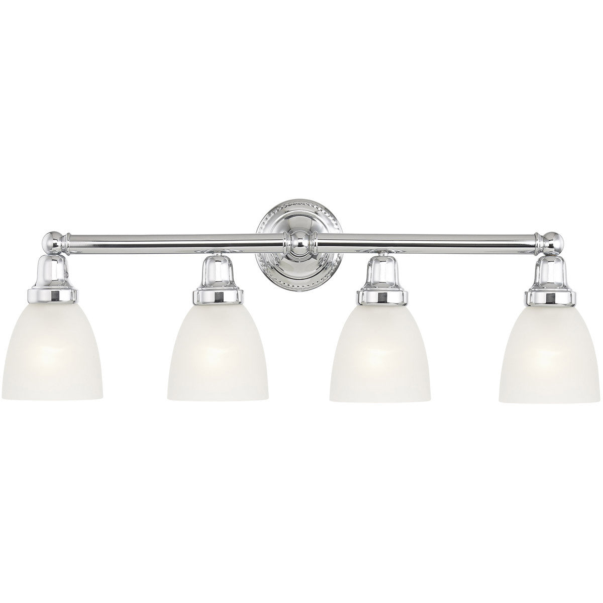 Livex Lighting Classic Collection 4 Light Polished Chrome Bath Light in Polished Chrome 1024-05