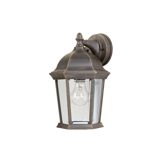 Maxim Builder Cast 1-Light Outdoor Wall Lantern in Rust Patina 1024RP