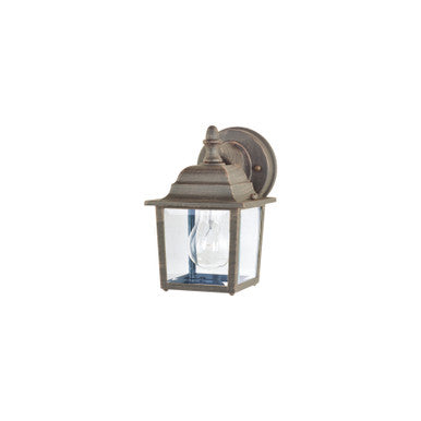 Maxim Builder Cast 1-Light Outdoor Wall Lantern in Rust Patina 1025RP