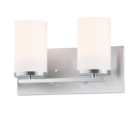 Maxim Lateral 2-Light Bath Vanity in Satin Nickel 10282SWSN