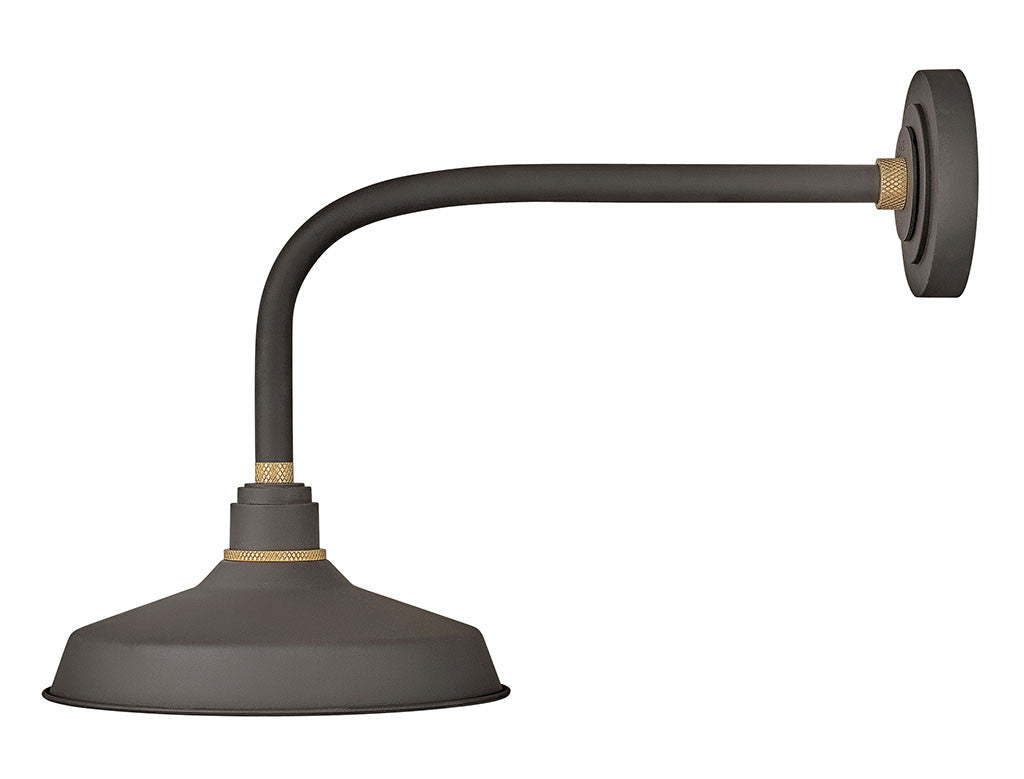 Hinkley Lighting Foundry Classic Medium Straight Arm Barn Light Museum Bronze 10312MR