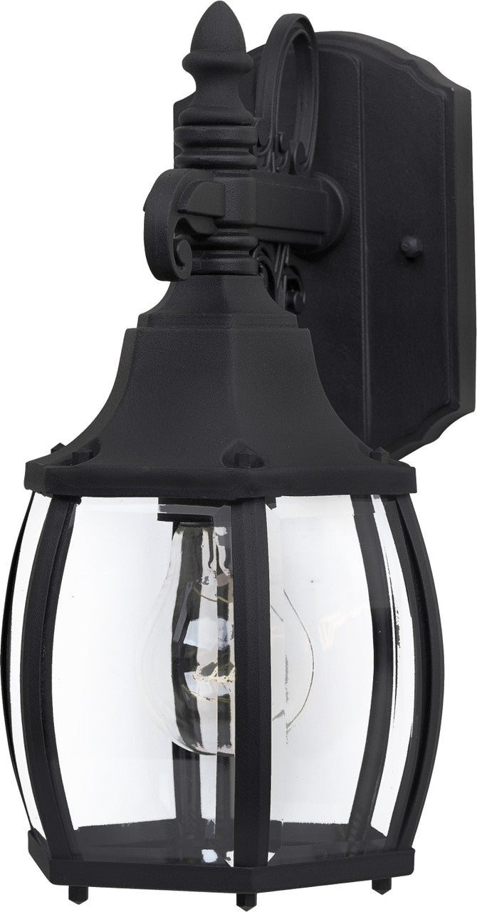 Maxim Crown Hill 1-Light Outdoor Wall Lantern in Black 1031BK