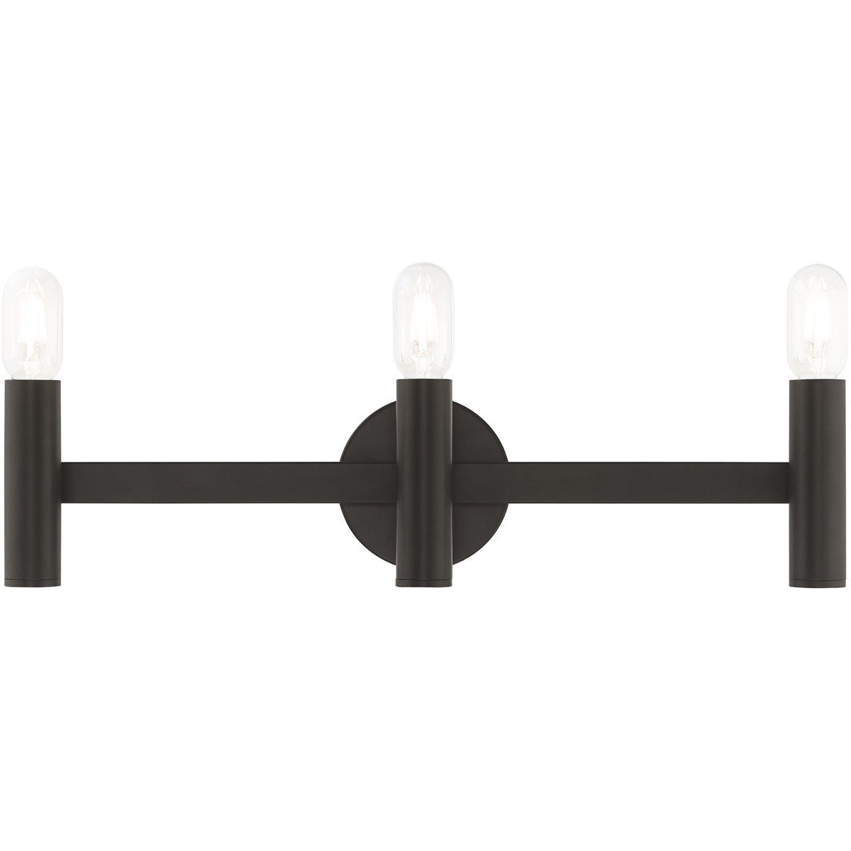 Livex Lighting Copenhagen Collection 3 Lt Bronze ADA Bath Vanity in Bronze 10343-07