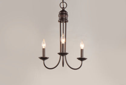 Maxim Logan 3-Light Candle Chandelier in Oil Rubbed Bronze 10343OI