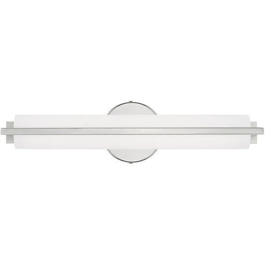 Livex Lighting Visby Collection 18W LED Polished Chrome ADA Bath Vanity in Polished Chrome 10352-05